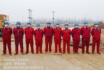 抗疫克難，凝心聚力——工地上的早會(huì)！  